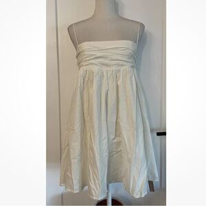 Women’s NWT Reformation Catarina White Babydoll Dress Sz 2
